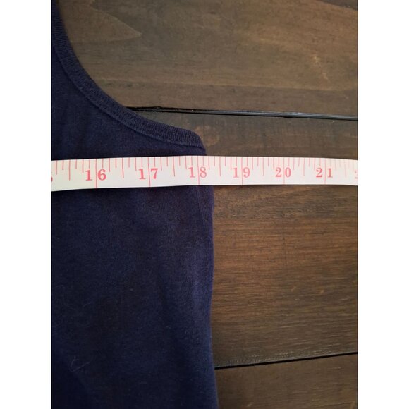 Cato Est 1946 Womens Tank Top Large Navy Blue Casual Sleeveless Normcore - Picture 5 of 6